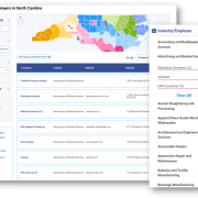 Screenshot of the NCcareers Business Listing Tool